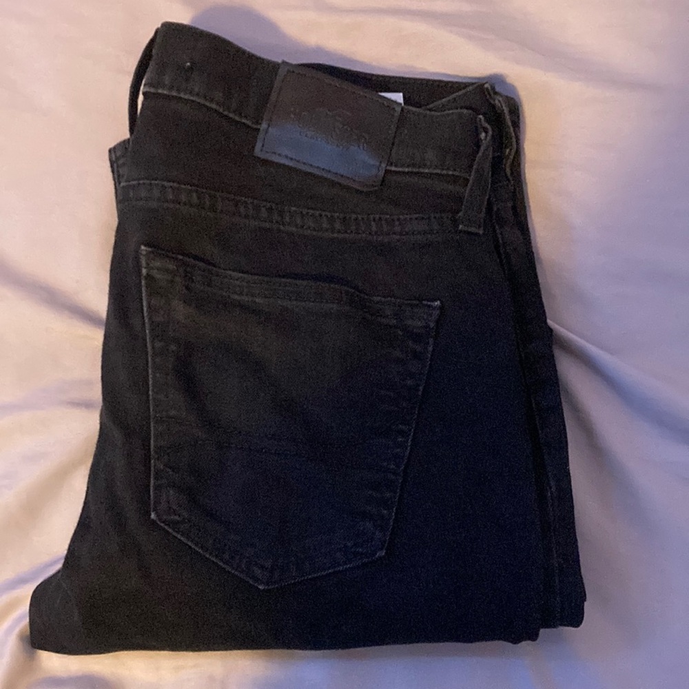 30x30 Straight Black Hollister Jeans
